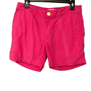Seaplane Women's 100% linen Pink Shorts sz small
